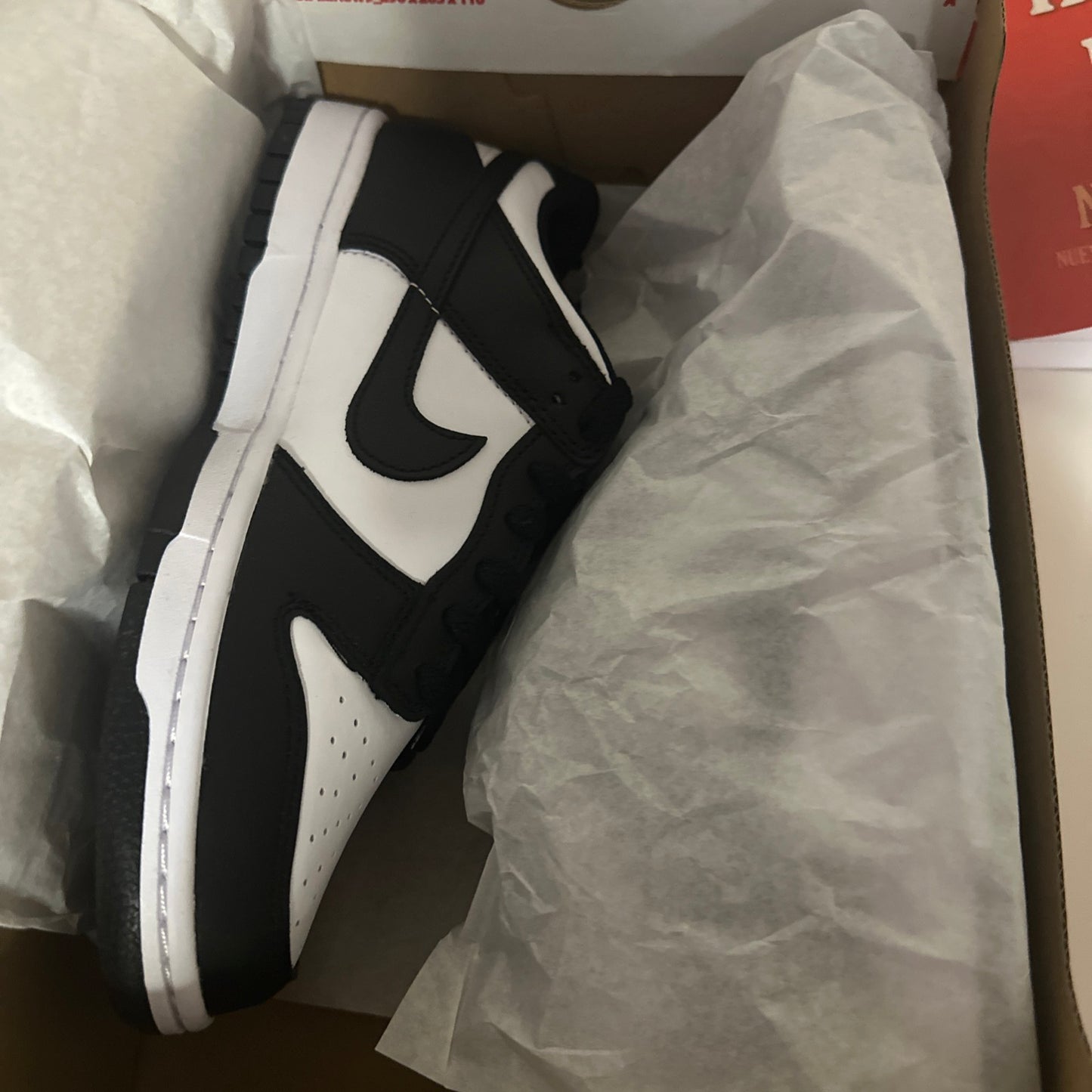Nike Dunk Low Panda Size GS 6y—authentic CW1590 100 NEW Wmns 7.5