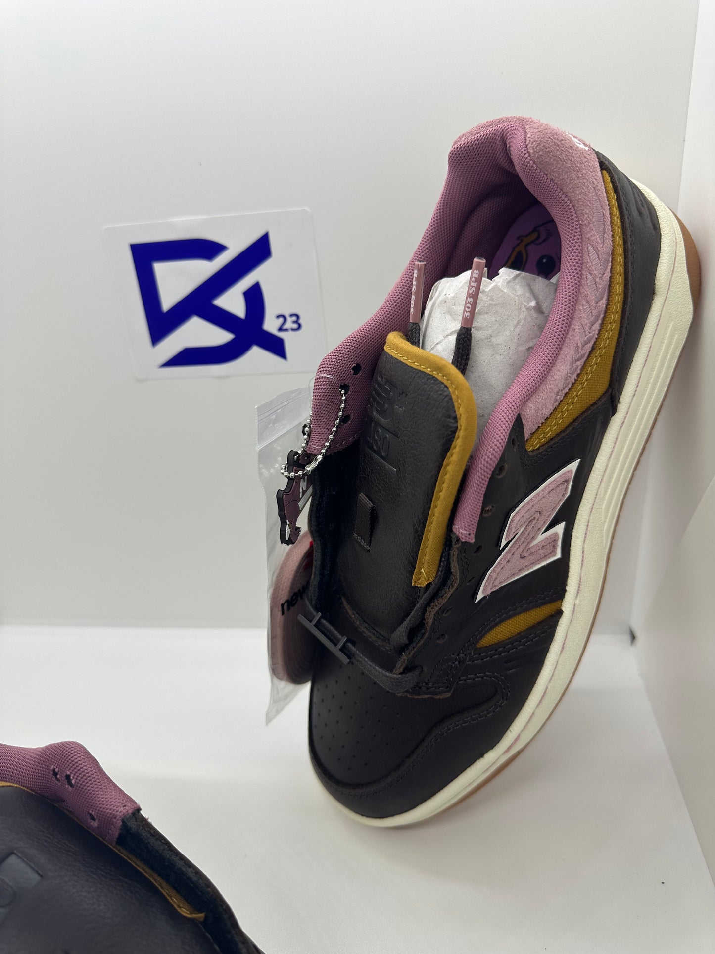 New Balance Numeric #480 x 303 Boards x Jeremy Fish Brown/Pink Men's Size 8 NEW