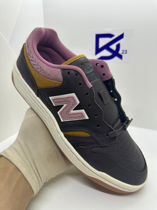 New Balance Numeric #480 x 303 Boards x Jeremy Fish Brown/Pink Men's Size 8 NEW