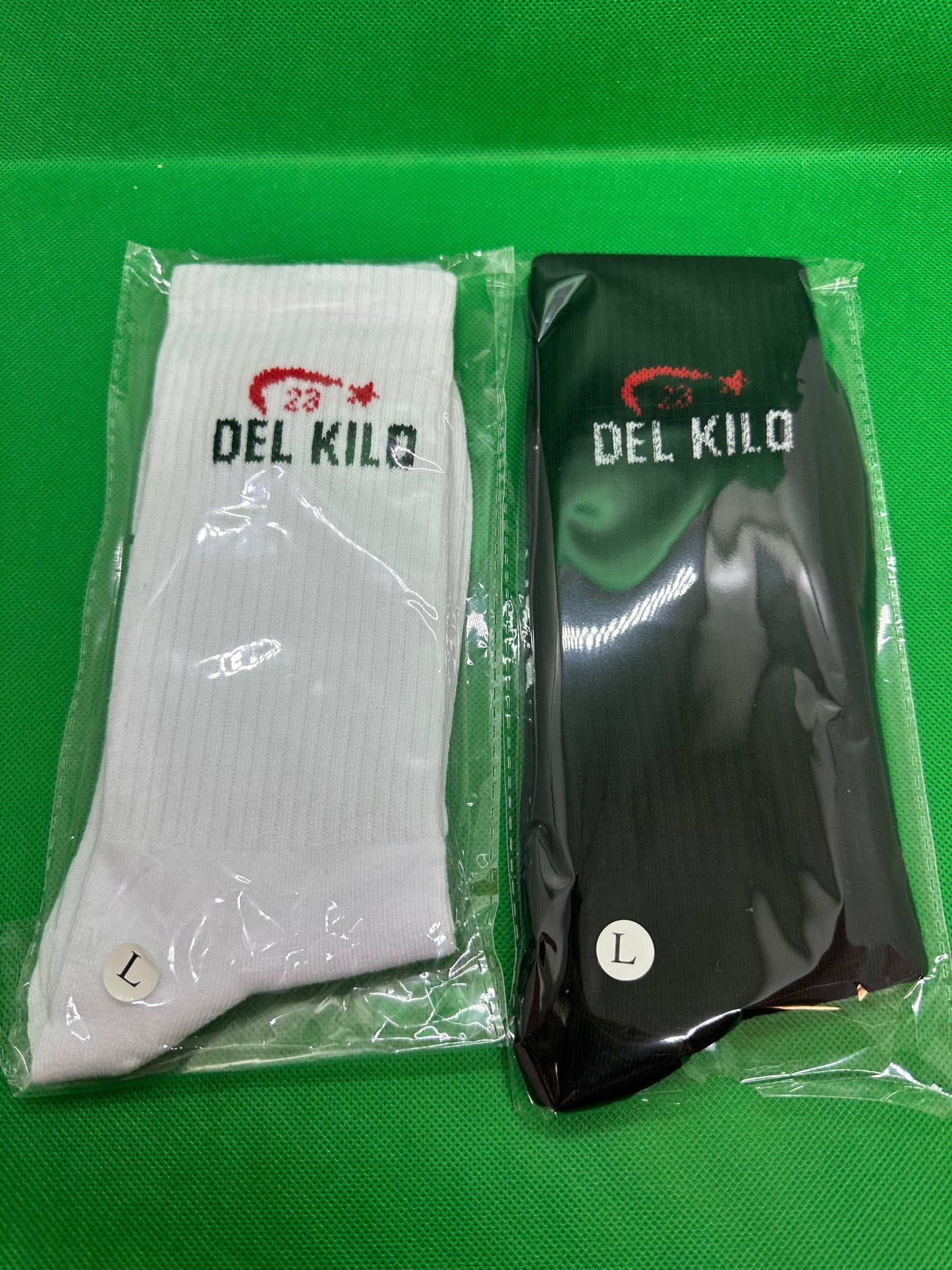 DEL KILO 23  SOCKS NEW WITH TAG  3 PAIRS $25 NEW