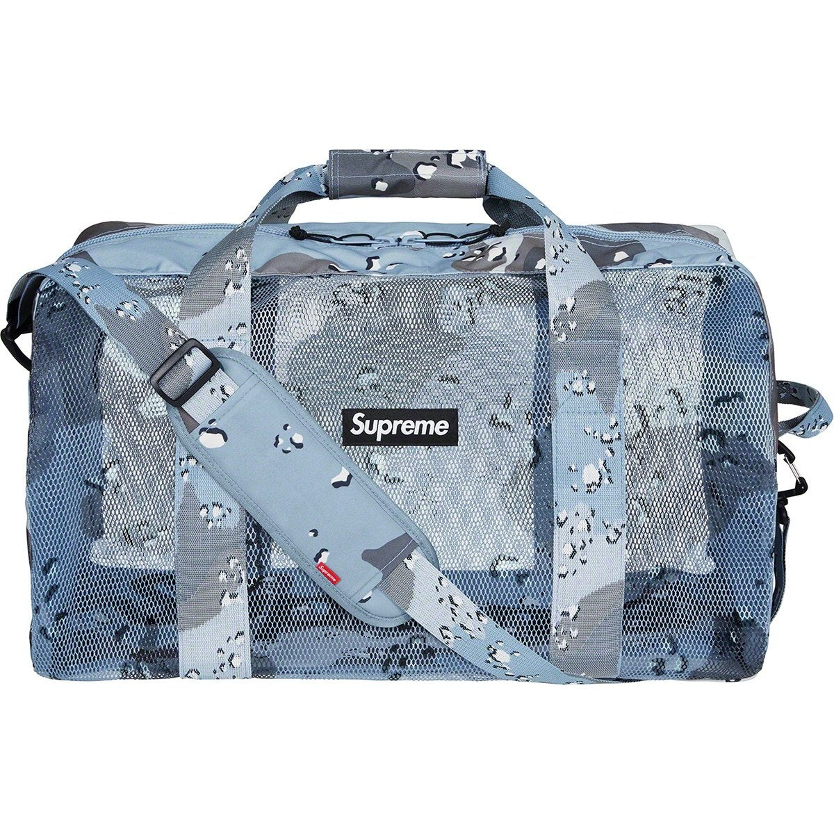 Supreme Bolsa de Lona Grande (SS20) Azul Camuflaje con Chispas 100% AUTHENTIC 🔥