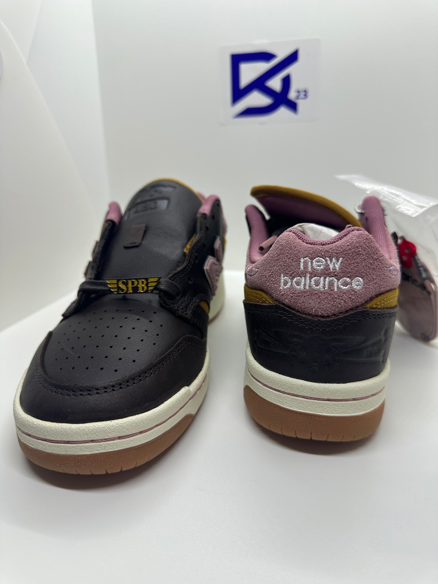 New Balance Numeric #480 x 303 Boards x Jeremy Fish Brown/Pink Men's Size 8 NEW