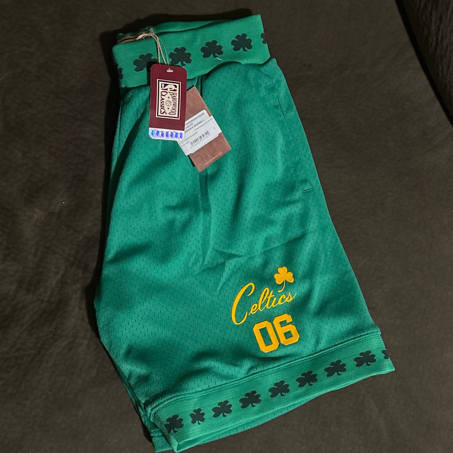 Mitchell & Ness X Bodega Boston Celtics Shorts Green SIZE L 100% AUTHENTIC