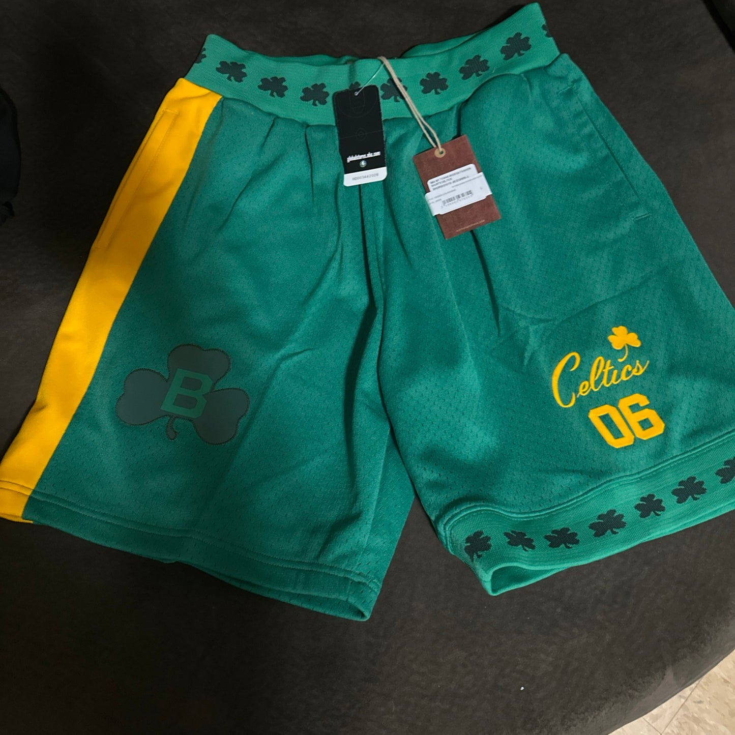 Mitchell & Ness X Bodega Boston Celtics Shorts Green SIZE L 100% AUTHENTIC