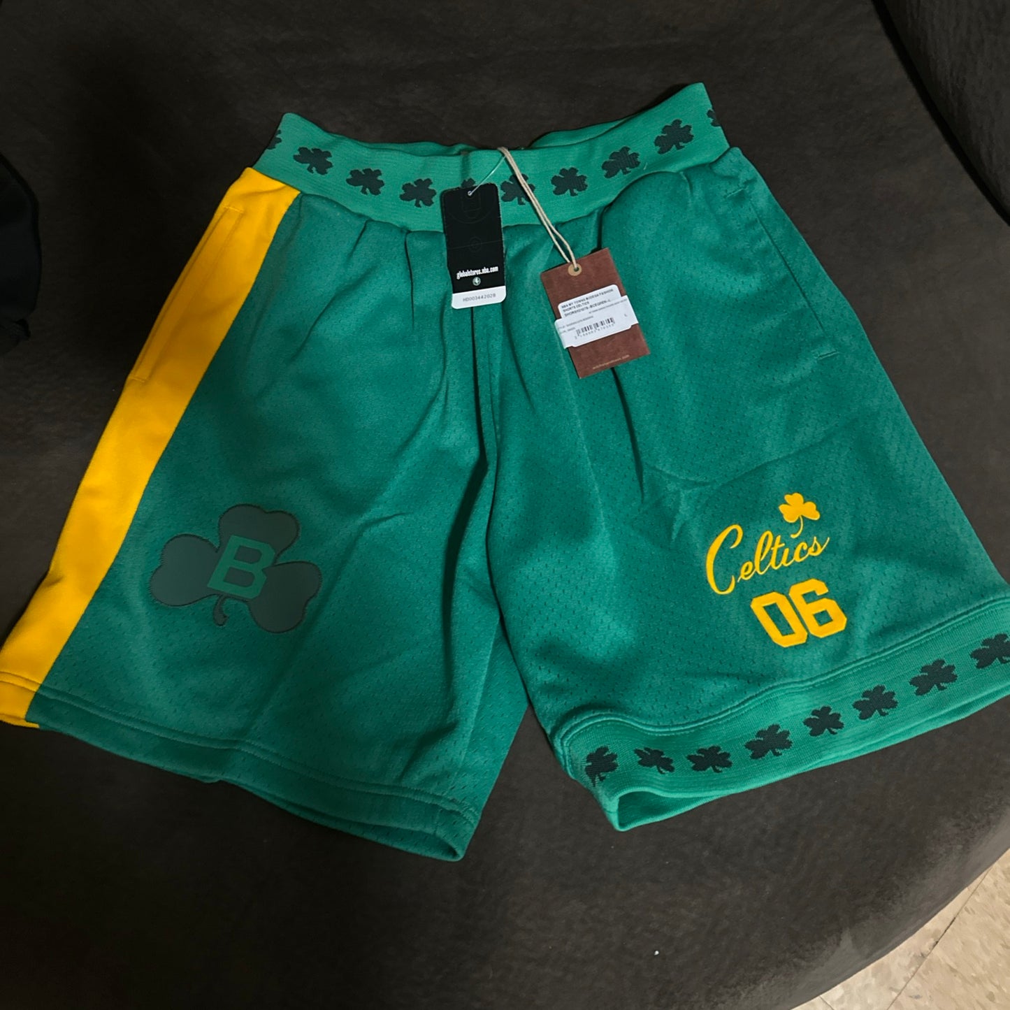 Mitchell & Ness X Bodega Boston Celtics Shorts Green SIZE L 100% AUTHENTIC