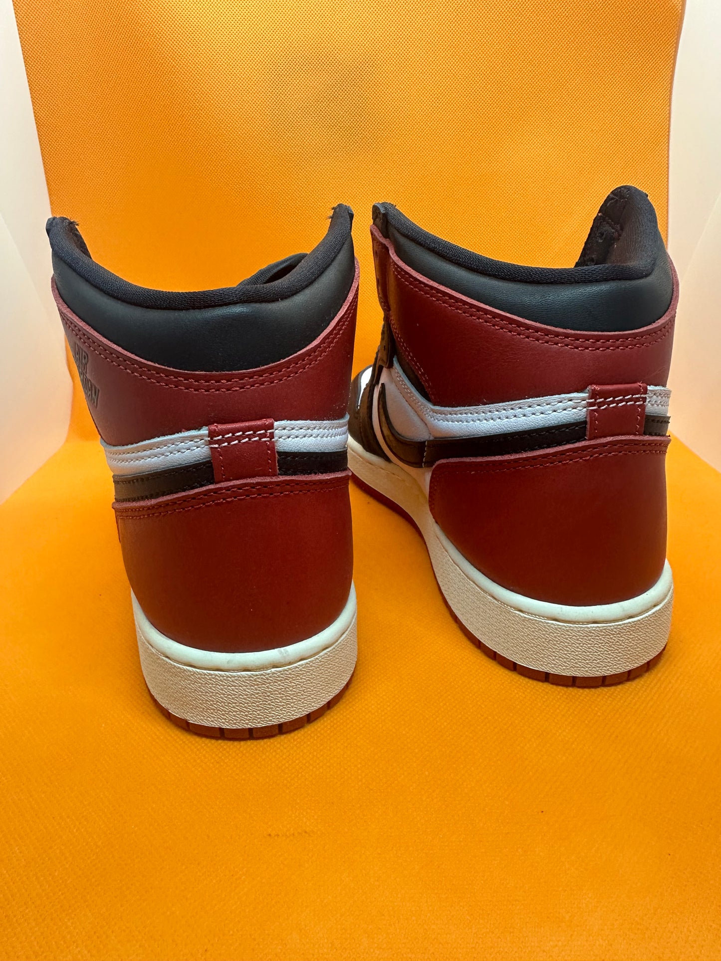 Air Jordan 1 Retro High OG Black Toe Reimagined (GS) SIZE 7Y 100% AUTHENTIC NEW