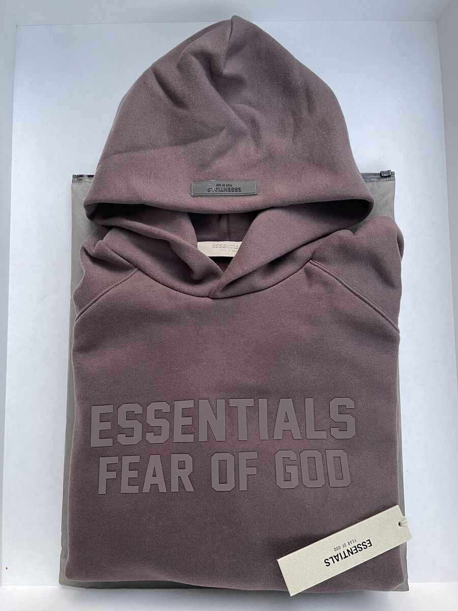 Fear of God Essentials Pullover Plum Hoodie SS23