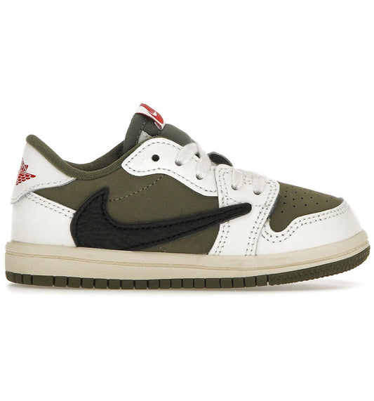 Air Jordan 1 Low OG SP (TD) Travis Scott Medium Olive DO5441-200  SIZE 9C