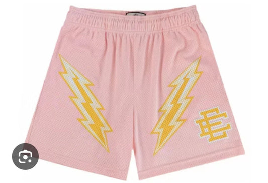 Eric Emanuel EE Short Rose Quartz/Yellow Bolt